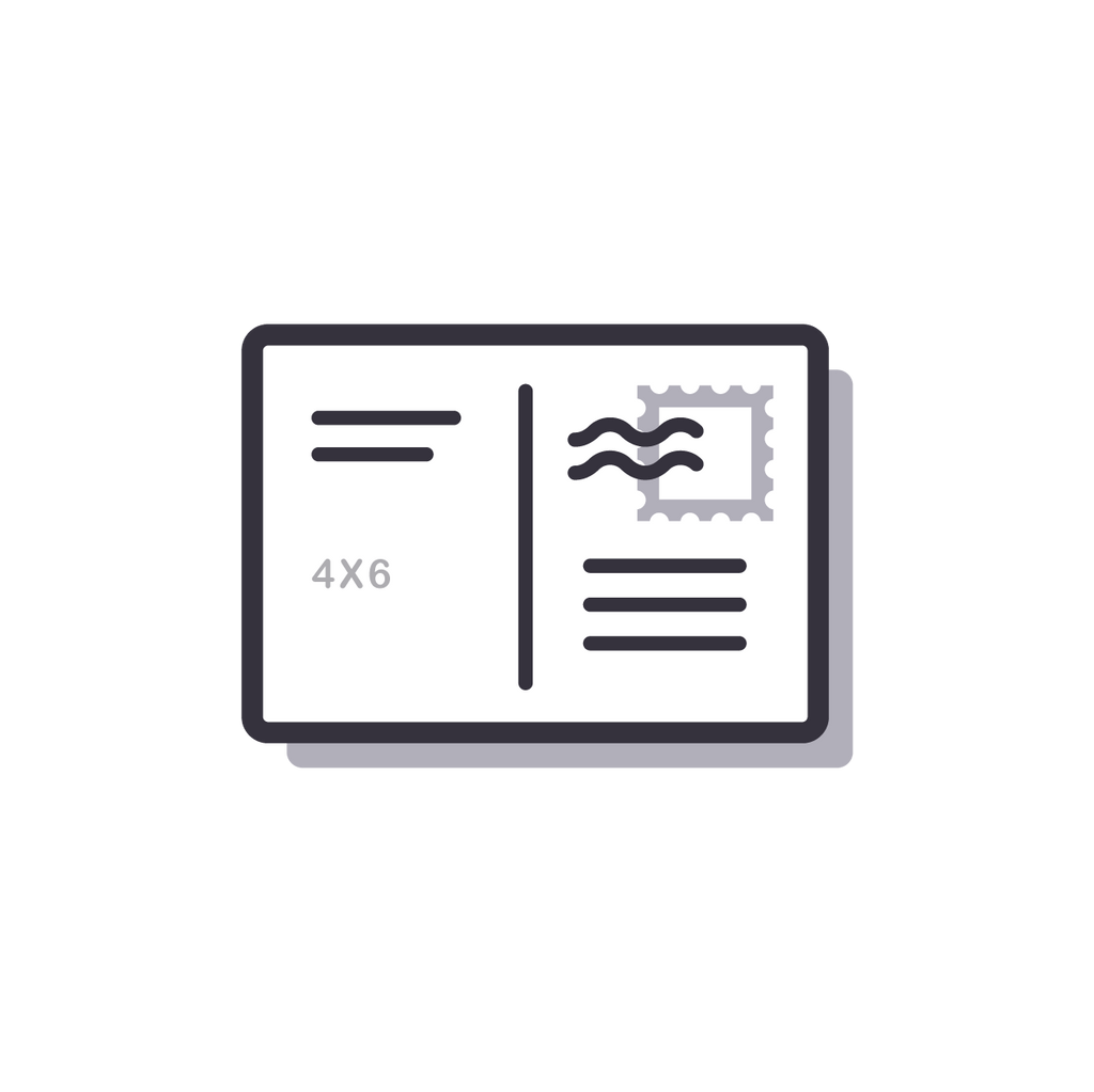 Cartes postales, 4" X 6"