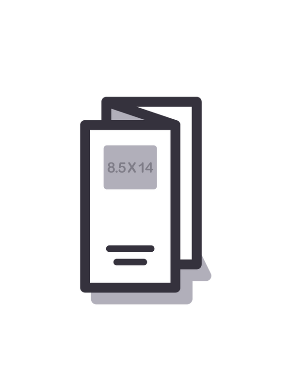 Brochure, 8.5" X 14"